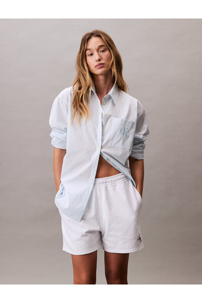 Calvin Klein Monogram Logo French Terry Shorts