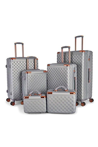 LİMRA Large luggage set consisting of 6 bags of various sizes, made of strong and lightweight materials.