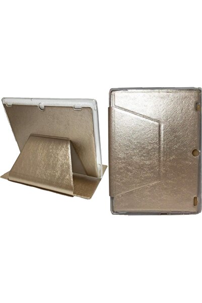 Other PU Leather Folio Case with Stand for Lenovo Tab 2 A10-30 10.1" - Gold