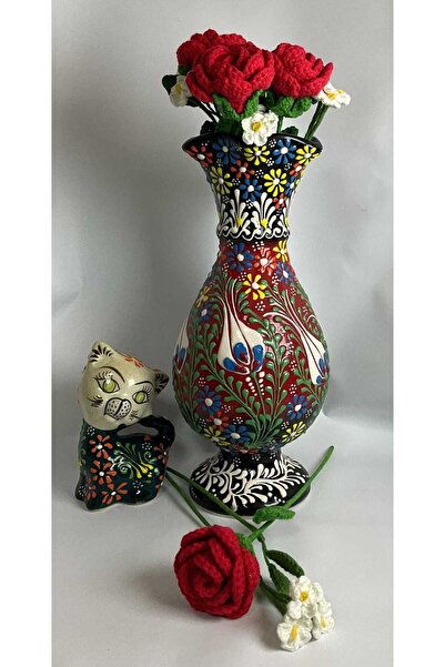 RZ Knitted Flower Artificial Rose Models