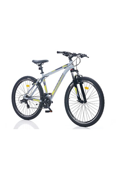Corelli VIA 1.3 24 Jant Alüminyum Dağ Bisikleti 21 Vites Shimano Tourney Gri Sarı
