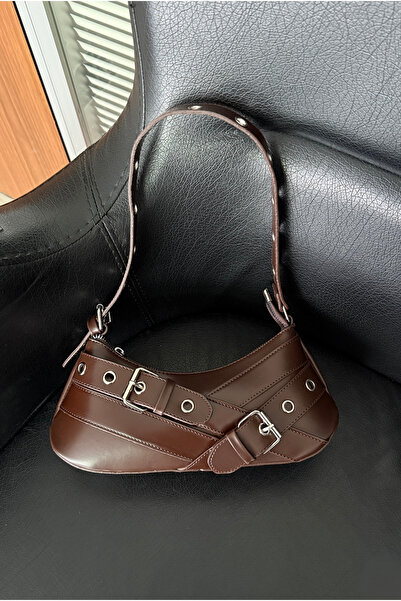 Mupa Shoes Women's Hand and Shoulder Bag Aci Brown