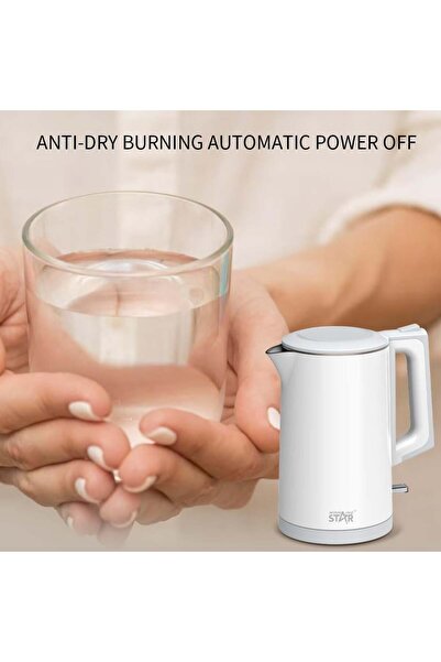 WINNINGSTAR Winning Star Electric Kettle, 1.7 Liter Capacity, 1500 Watts, ST6023