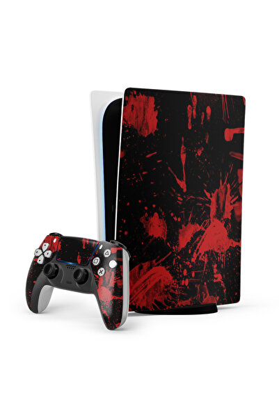 ACME LABS Skin Sticker PlayStation 5 Gaming Console Cover Wrap- Blood Bath