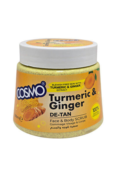 Cosmo صنفرة للوجه والجسم بالكركم والزنجبيل من كوزمو، 500 مل