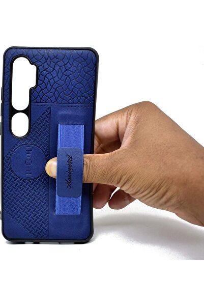 Generic Leather Case with Stand for Xiaomi Mi Note 10 Pro and Mi Note 10 Lite - Blue (Simple PU Leather)