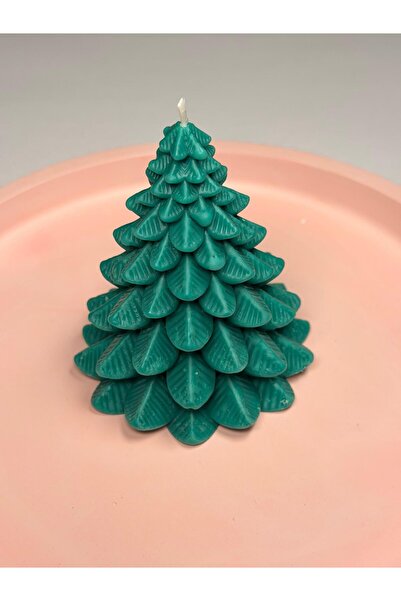 Handmade Decorative Christmas scented soy wax candle - Broadleaf Fir