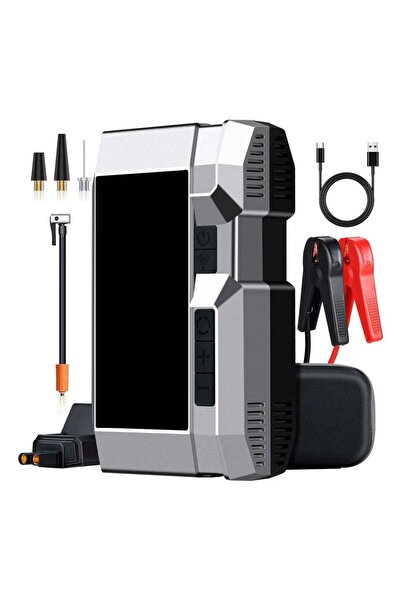 AGD Fast Car Starter with Air Pump, Emergency Light, Multipurpose