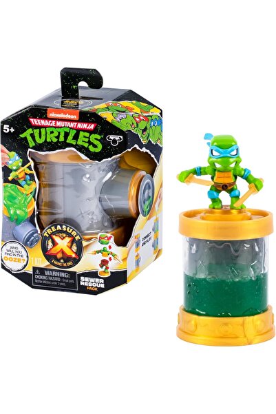 Moose Toys مجموعة إنقاذ مجاري سلاحف النينجا المراهقة المتحولة من TREASURE X (قطعة واحدة عشوائية)