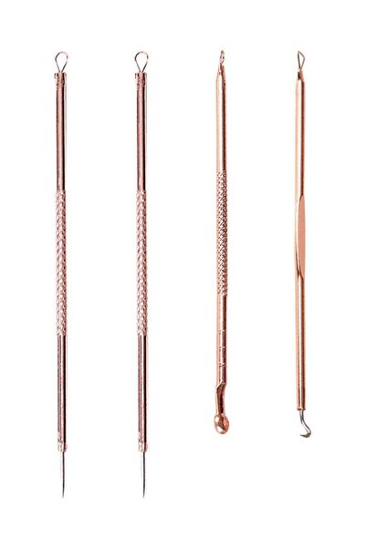 SIXPLUS مجموعة من 4 أدوات لإزالة الرؤوس السوداء وإبر علاج حب الشباب والبثور -...