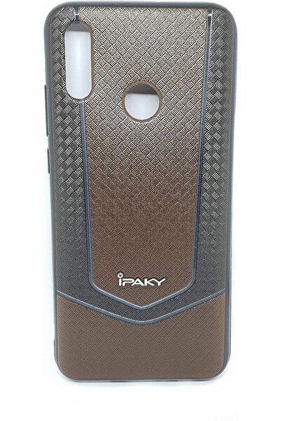 iPaky Premium Flexible Back Cover for Honor 10 Lite - Brown & Black, TPU Silicone
