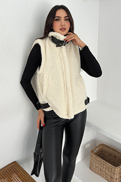 Noa Noa Women's Buckled Lined Plush Vest – Urban Plush