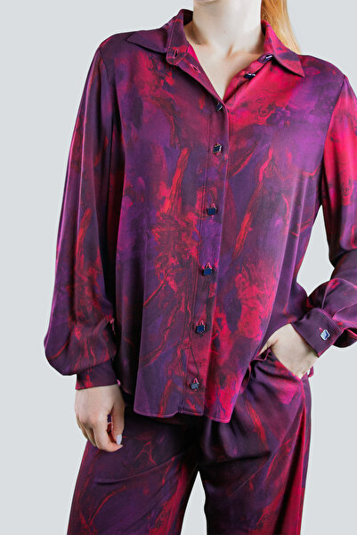 IDYL Patterned Shirt and Pants Set