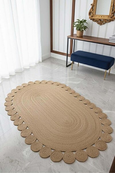 Markaev Nomad 308 Natural Oval Jüt Halı