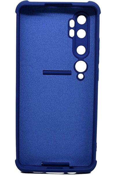 MOCOM Luxury wrist-strap phone case for Xiaomi Mi Note 10 / Mi Note 10 Pro, soft silicone (Blue)