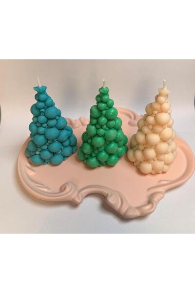 Handmade small fir tree with balls