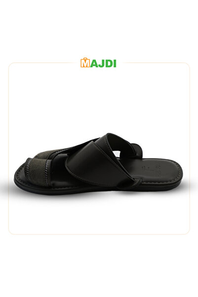 feet first Exquisite oriental sandal in embroidered leather