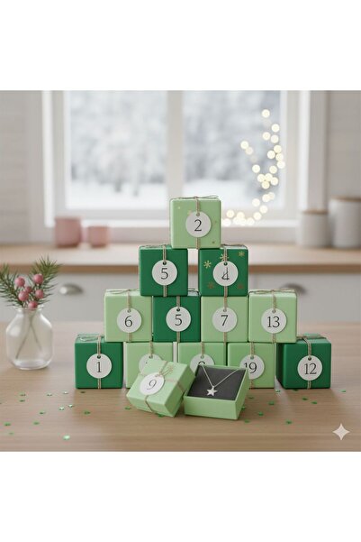 EyER Shoping 2026 Advent Calendar Box Women's Steel Jewelry Clasp