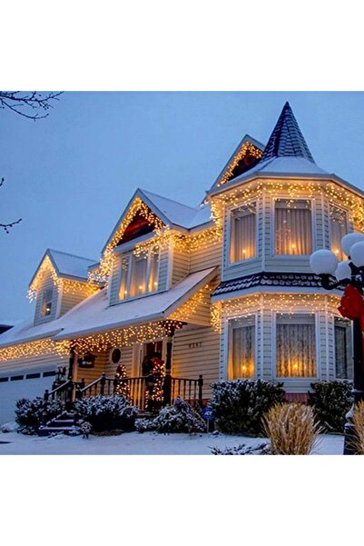 OEM Christmas LED icicle fringe lights, outdoor, 20 m, 500 LEDs, interconnectable