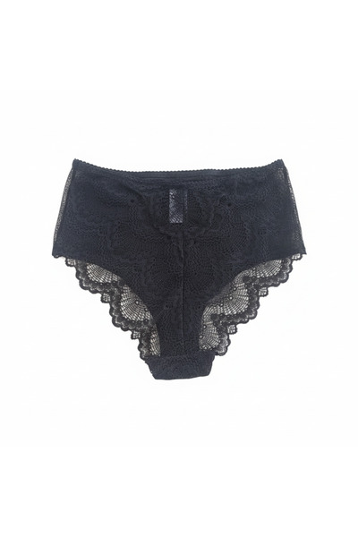 BONBON Women's Lace Black Color Slip Panties Bb2066