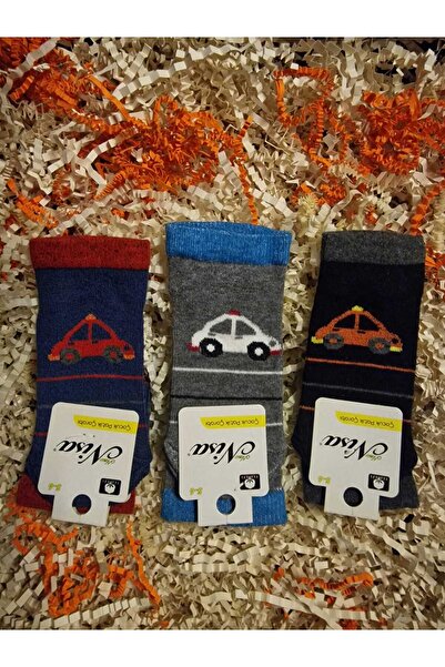 LİA Underwear Patterned Children's Socks 3-Piece