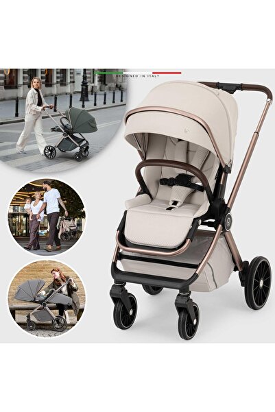 Elele Milazzo Premium Çift Yönlü Bebek Arabası Bej
