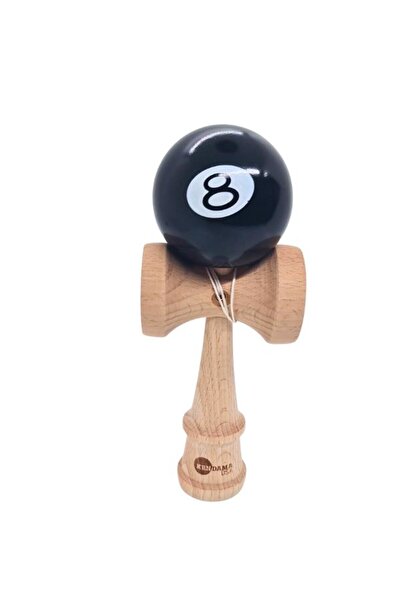 OEM Kendama Profesională din Lemn, Bila Lucioasa, Model USA, 18 cm, Joc de De...