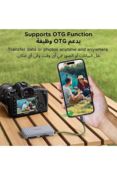 Generic UGREEN USB-C SD Card Reader with 4-Card Storage Case, High-Speed (up to 170MB/s)