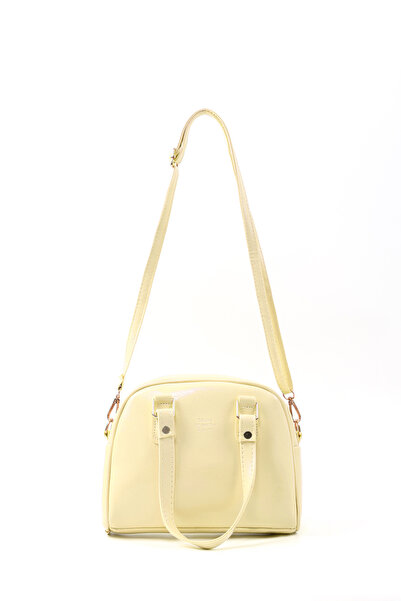 SHAKA Crinkled Textured Yellow Shk205 Faux Leather Zippered Single Compartment Adjustable Strap Hand, Arm and Shoulder Bag
