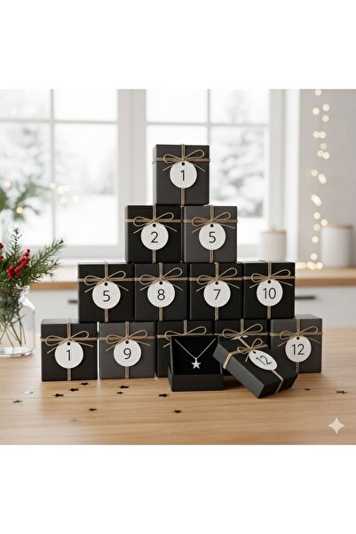 EyER Shoping 2026 Advent Calendar Box Women's Steel Jewelry Clasp