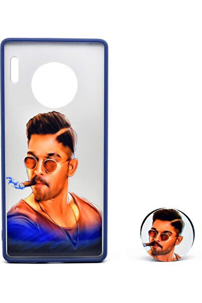 Generic Custom Polycarbonate Hard Shockproof Protective Case with Special Print for Huawei Mate 30 Pro - Blu