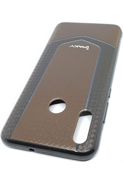 iPaky Premium Flexible Back Cover for Honor 10 Lite - Brown & Black, TPU Silicone
