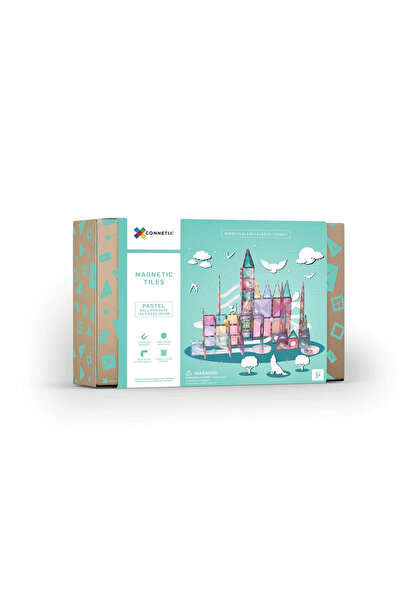 Connetix Magnetic Set - Marble Run - Ball Run - 106 pieces pastel colors