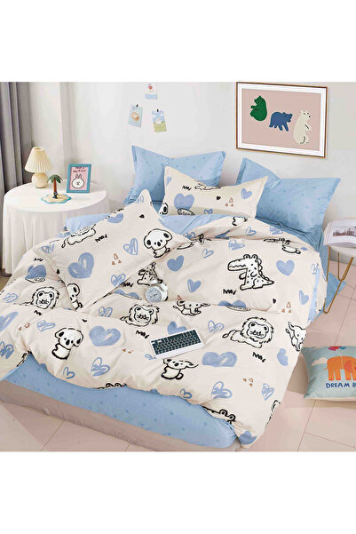 FIONNA.RO Finet Bed Linen 1 Person - Lion and Koala Bear