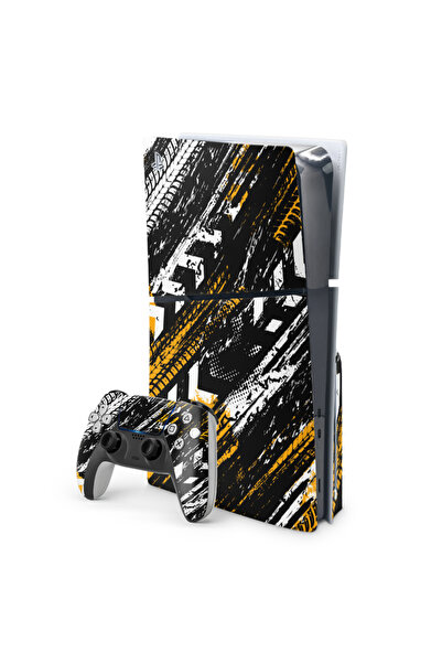 ACME LABS Skin Sticker PlayStation 5 Gaming Console Cover Wrap- Burnout