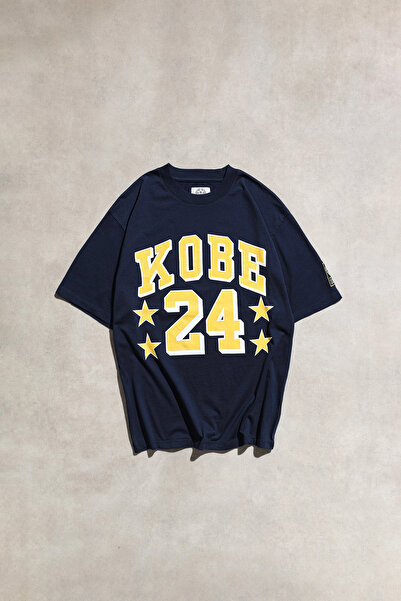 Superfly Kobe 24 Баскетбол Streetwear Синій Oversize Unisex Короткий рукав Tshirt