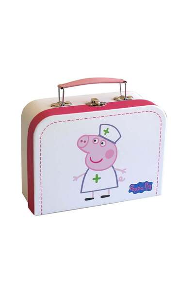 Barbo Toys Jucarii Peppa Pig - Trusa medicala de lemn Purcelusa Peppa -