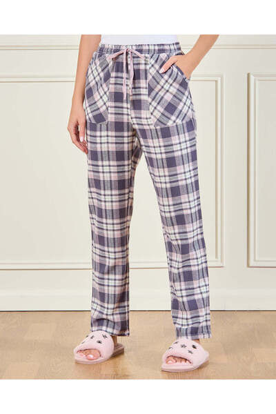 REDTAG Women Lilac Checkered Pyjama Set (2 Piece)