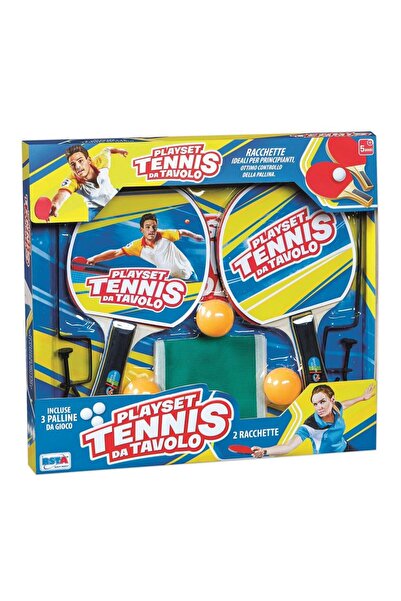 RS Toys Set tenis de masa ping pong pentru copii si adulti, cu 2 palete incluse, fileu cu montare universala