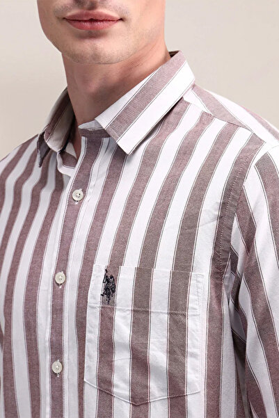 U.S. Polo Assn. Men’s Vertical Striped Regular Fit Shirt