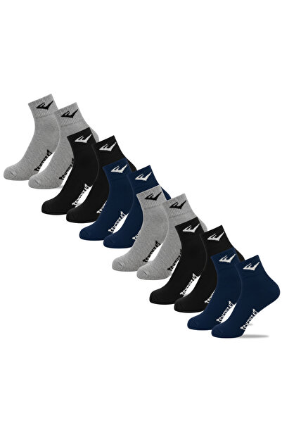 EVERLAST Men's Ankle Cotton Socks, Everlast, Logo, Navy Mix, set of 6 pairs