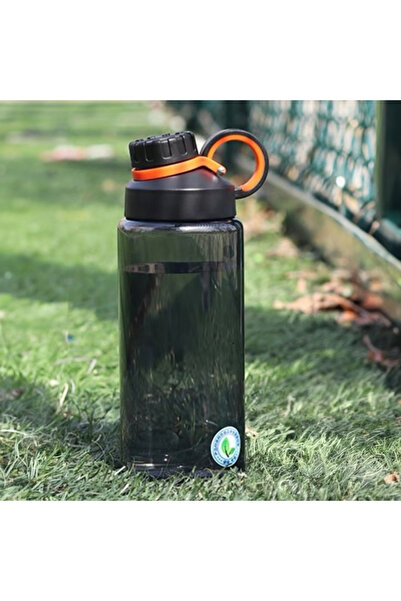 zola Portable water bottle, 1000 ml, made of tritan, BPA-free, anti-lost cap system, orange