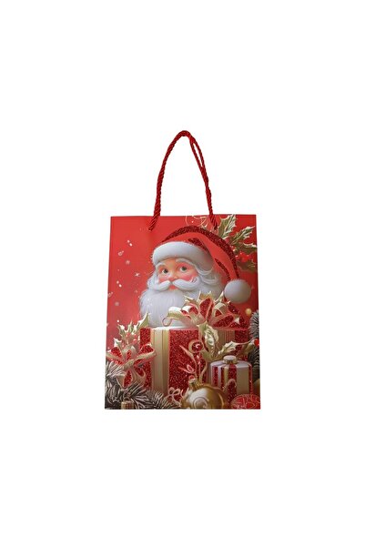 OEM Pungă cadou Moș Crăciun, 40 x 30 x 12 cm