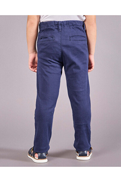REDTAG Boys Navy Casual Trousers
