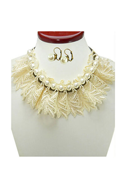 OEM Ivory lace jewelry set