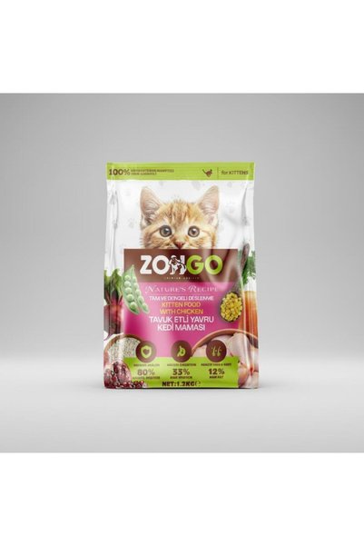 Yavru Kedi Maması Tavuklu 1200gr