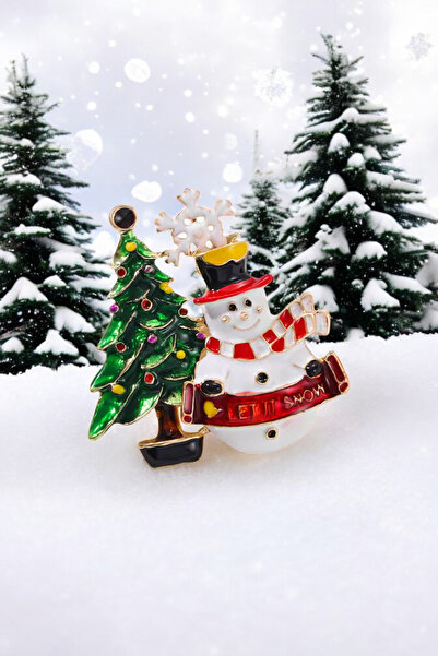 PETEK AKSESUAR YILBAŞI NOEL YILBAŞI AĞACI KARDANADAM BROŞ