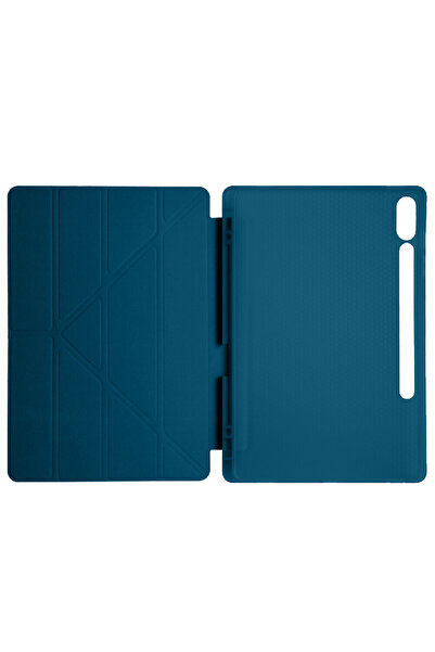 Sneezy Samsung Galaxy Tab S9 Plus X810 12.4 Inch Foldable Smart Case with Pen Holder and Stand