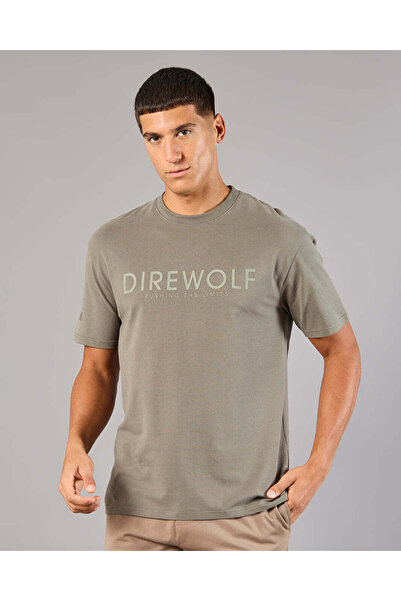 REDTAG Men Green Lounge T-Shirt