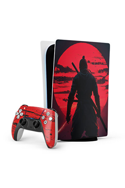 ACME LABS Skin Sticker PlayStation 5 Gaming Console Cover Wrap- Samurai